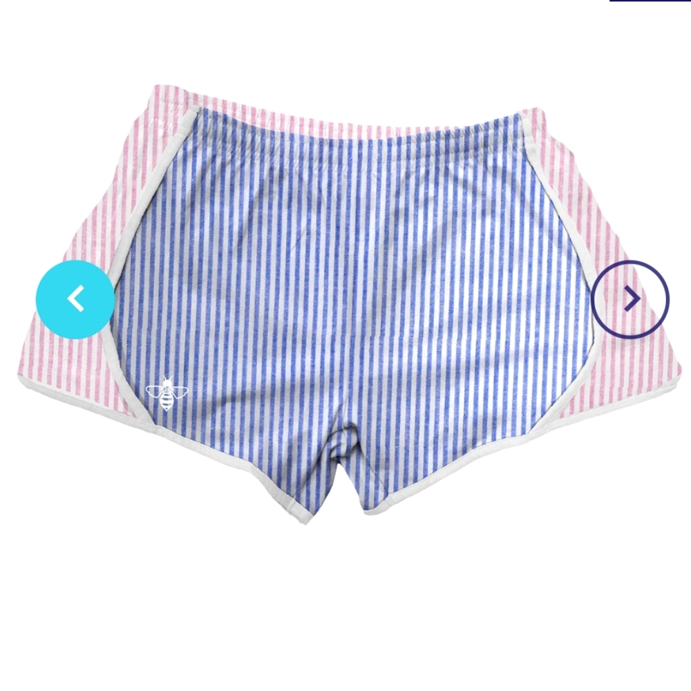 Lily Grace seersucker lounge shorts